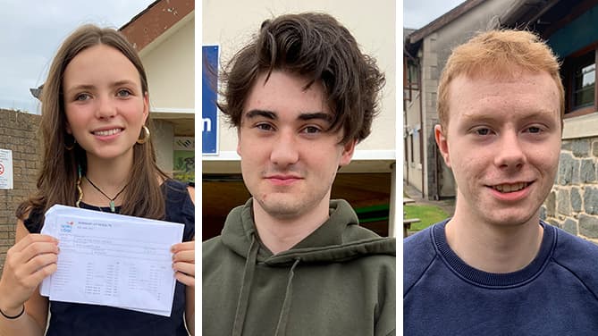 DwyforMeirionnydd students celebrate Alevel success cambriannews.co.uk